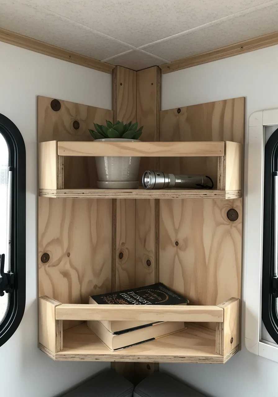 22. Corner Shelving Units
