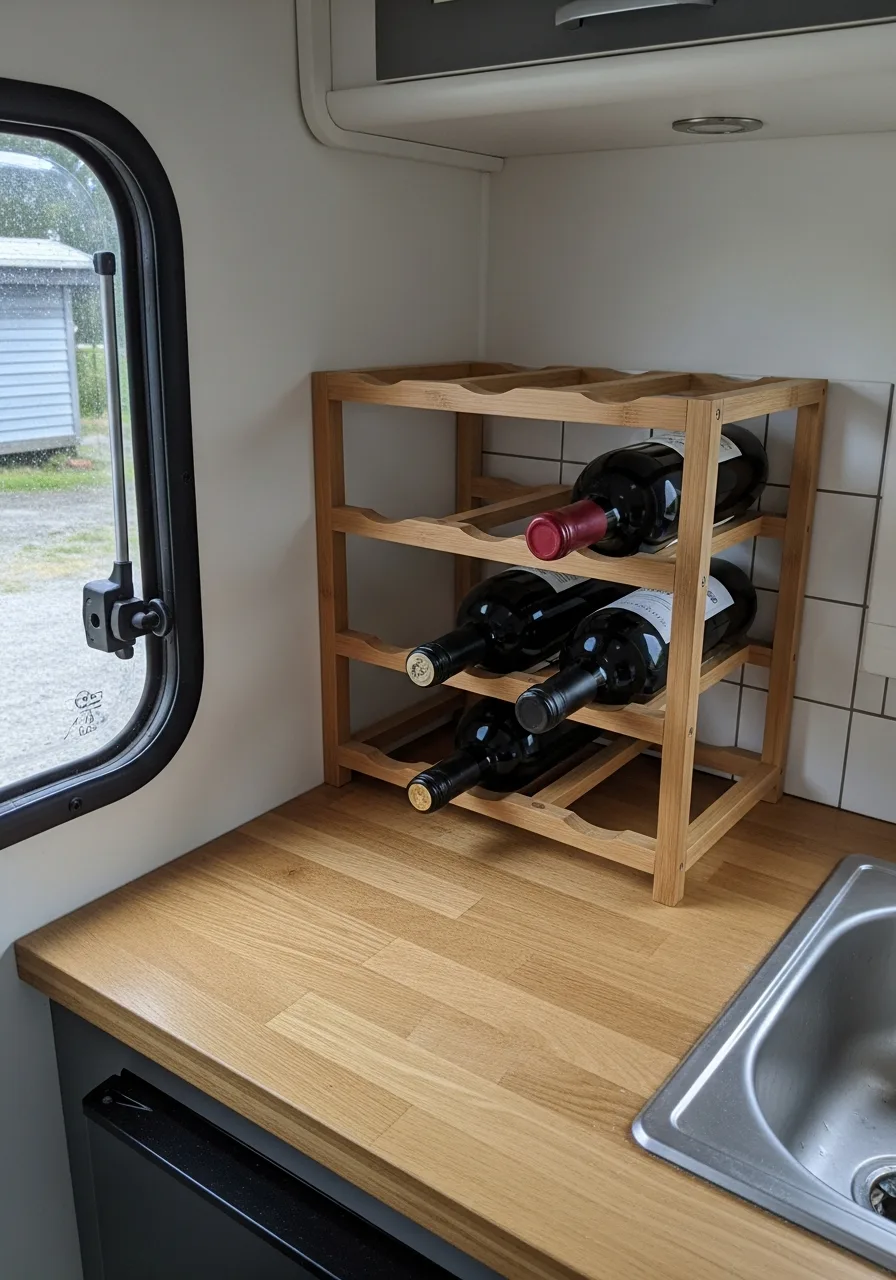 32. Stackable Wine Racks