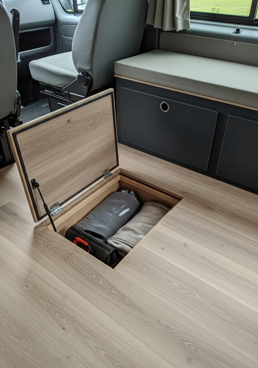 36. Hidden Floor Compartments