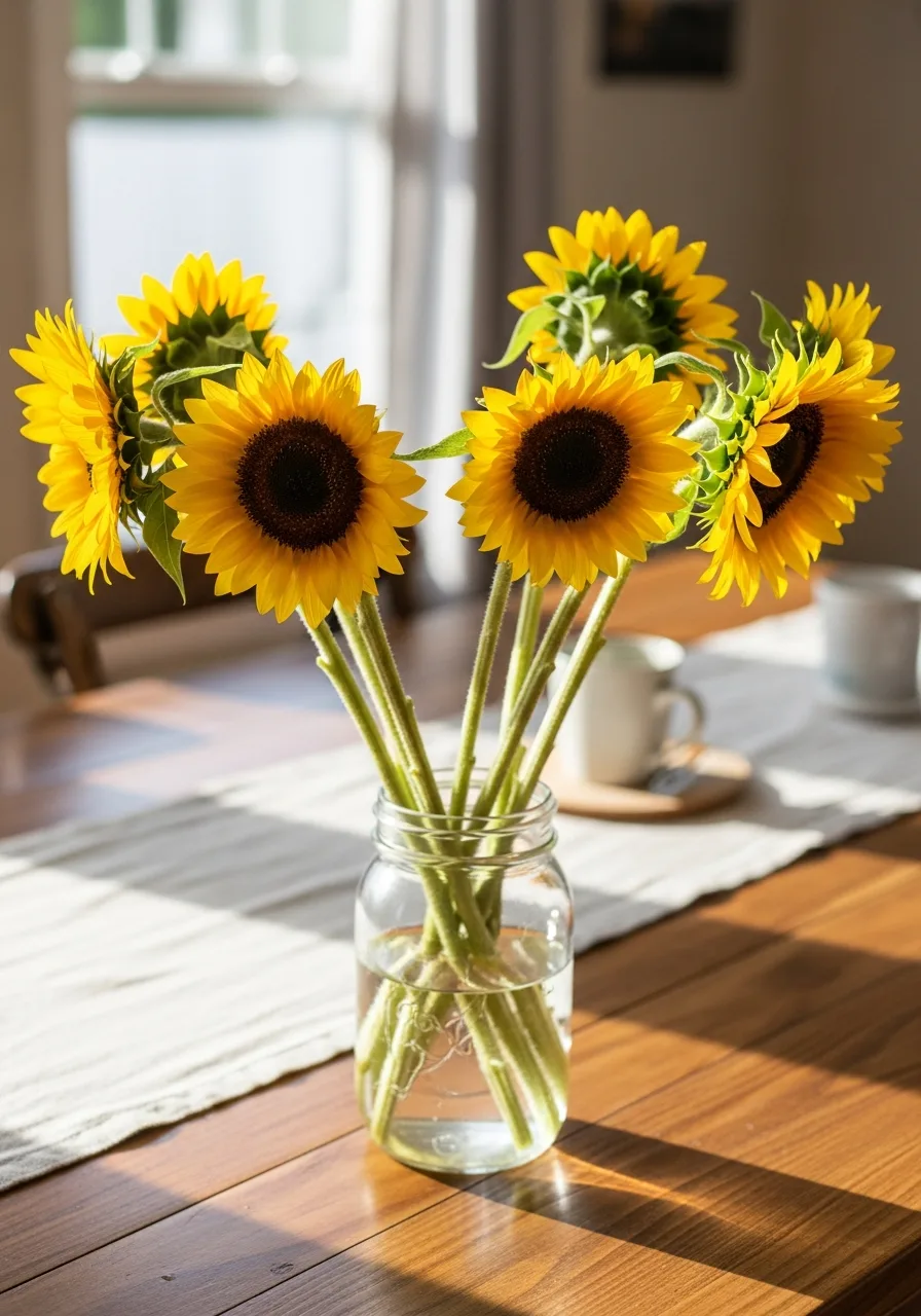 18. Bright Yellow Sunflower Bundles