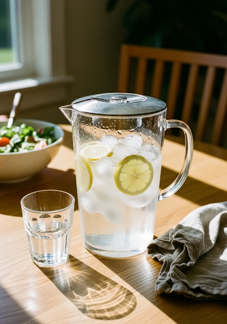 28. Clear Acrylic Water Pitchers