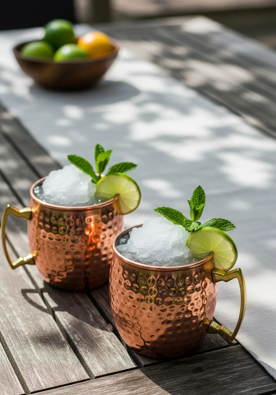 46. Shiny Copper Mule Mugs