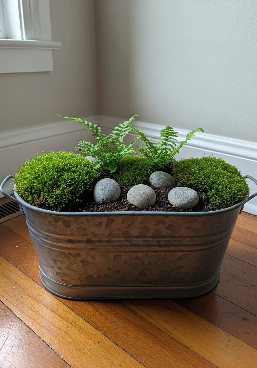 15. Mossy Woodland Tub