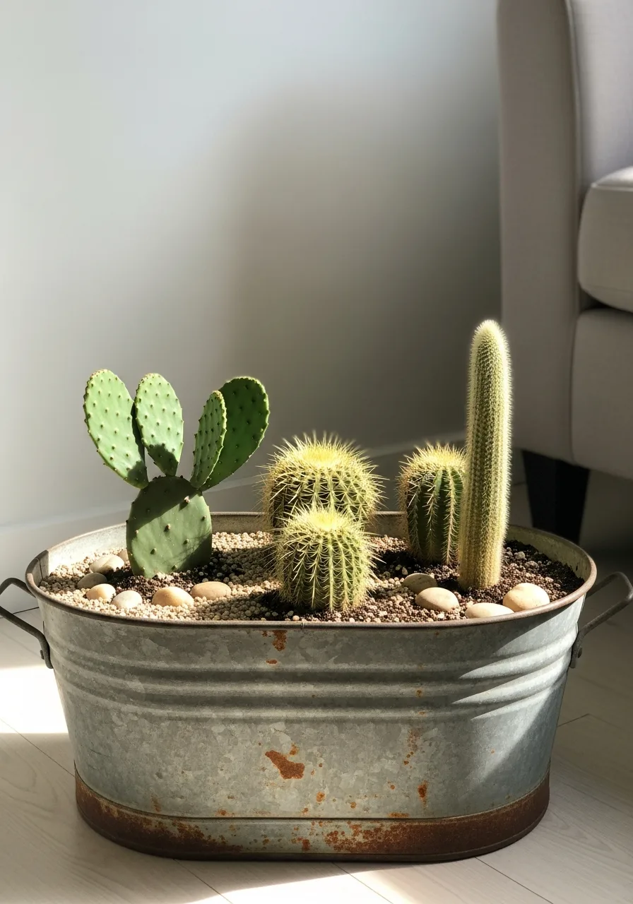 22. Cactus Desert Scene