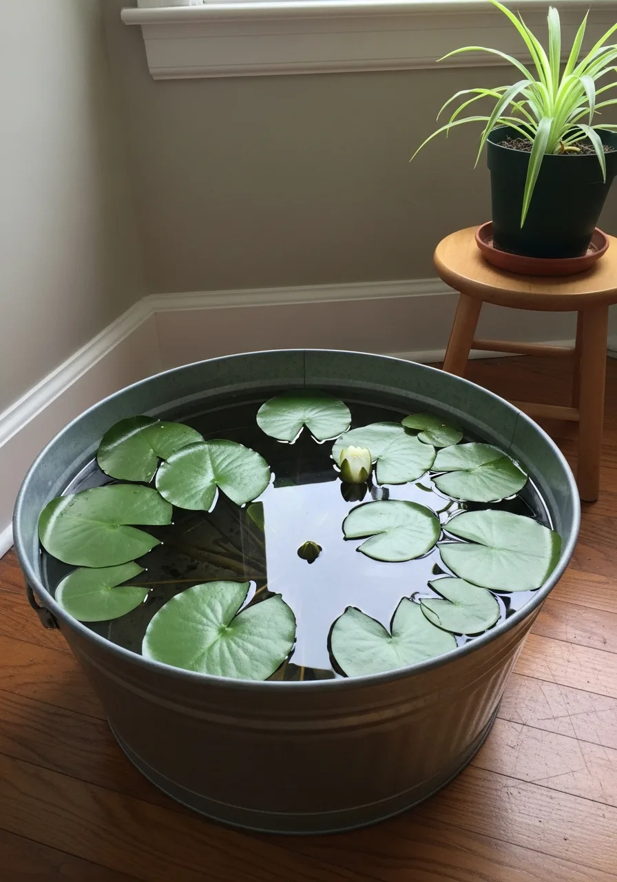 5. Floating Water Lily Tub