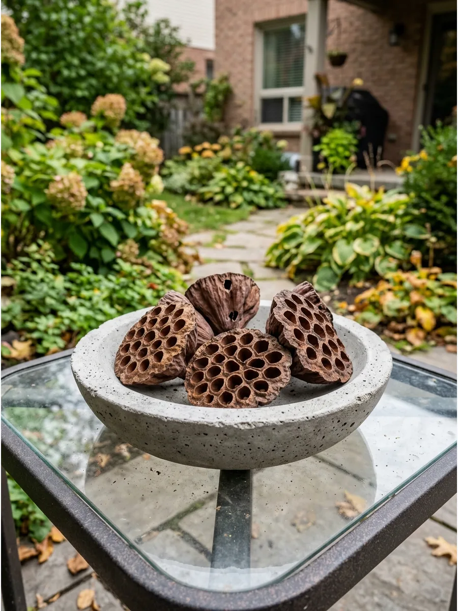 38. Dried Lotus Pod Bowl