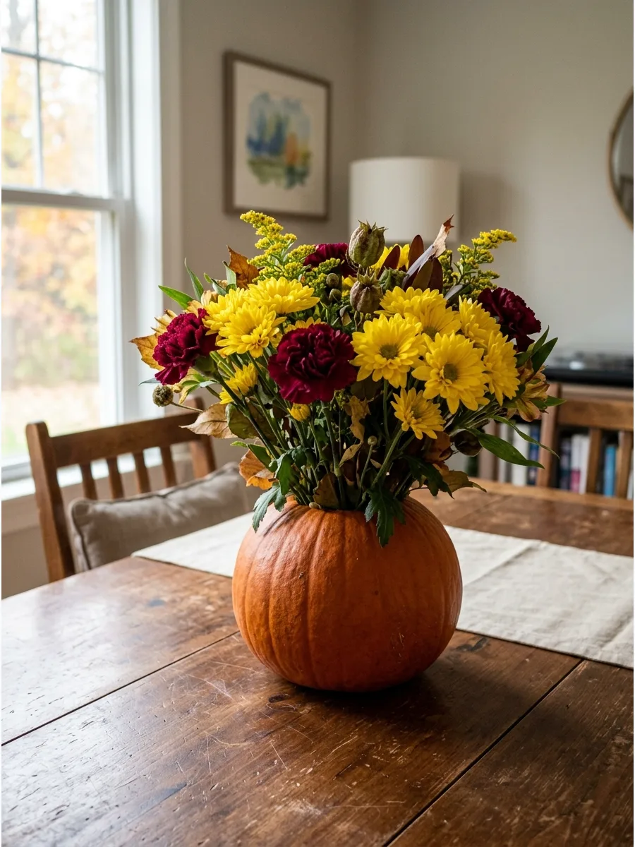 8. Hollowed Gourd Flower Vases