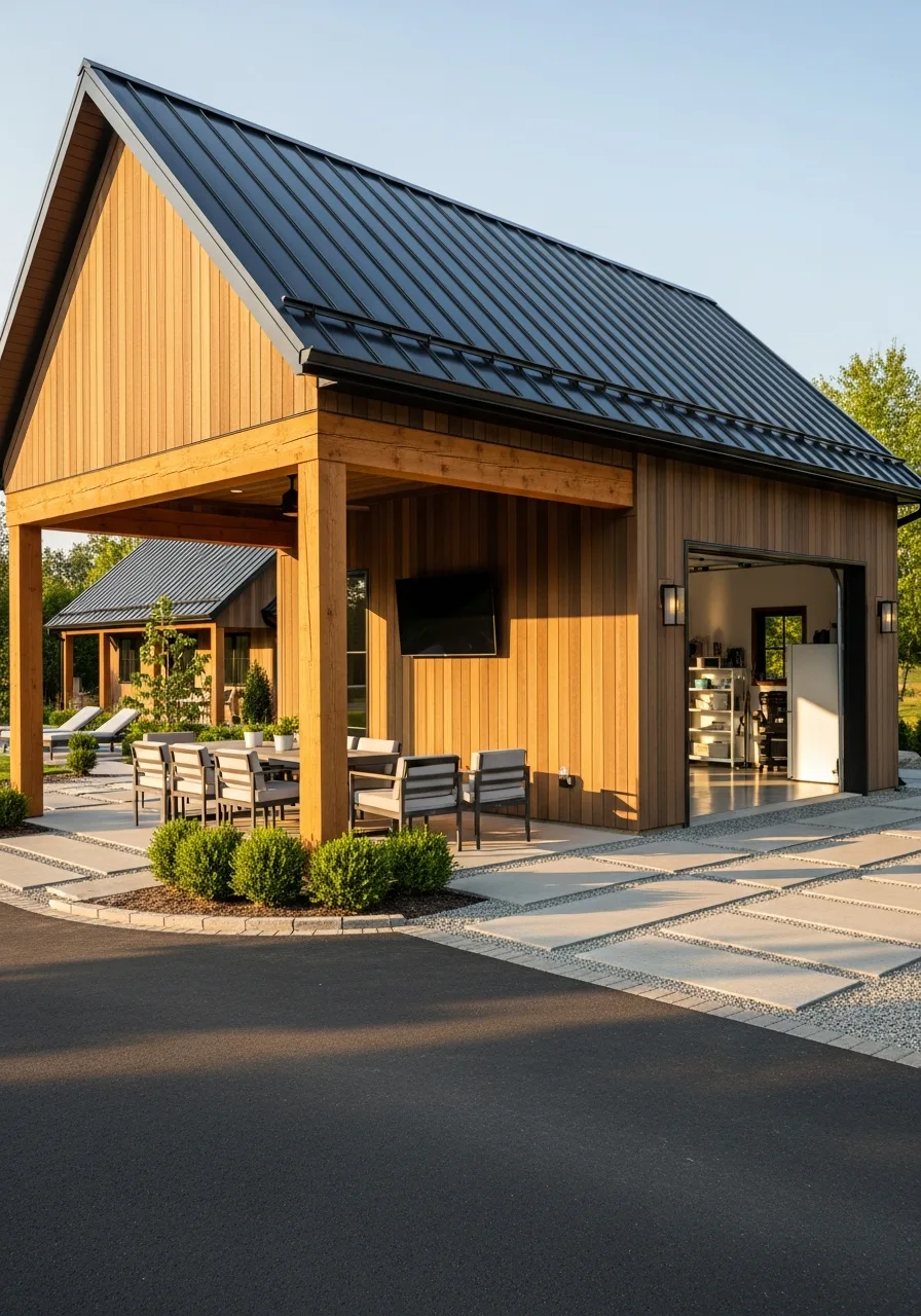 19. Covered Patio Garage Space