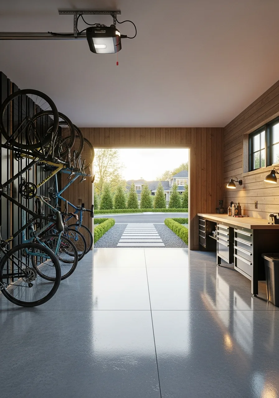30. Organized Bike Storage Garage