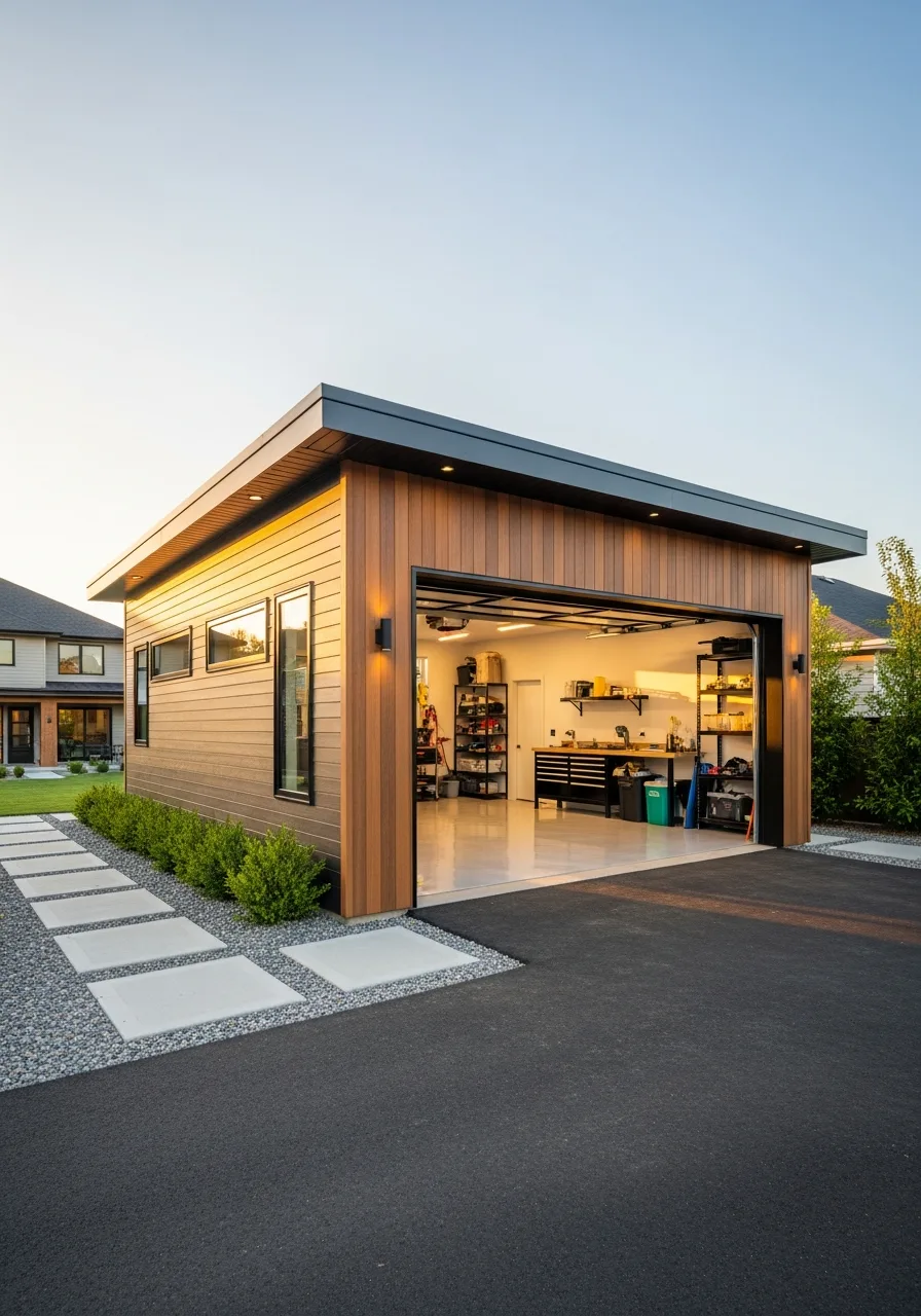 31. Modern Detached Garage