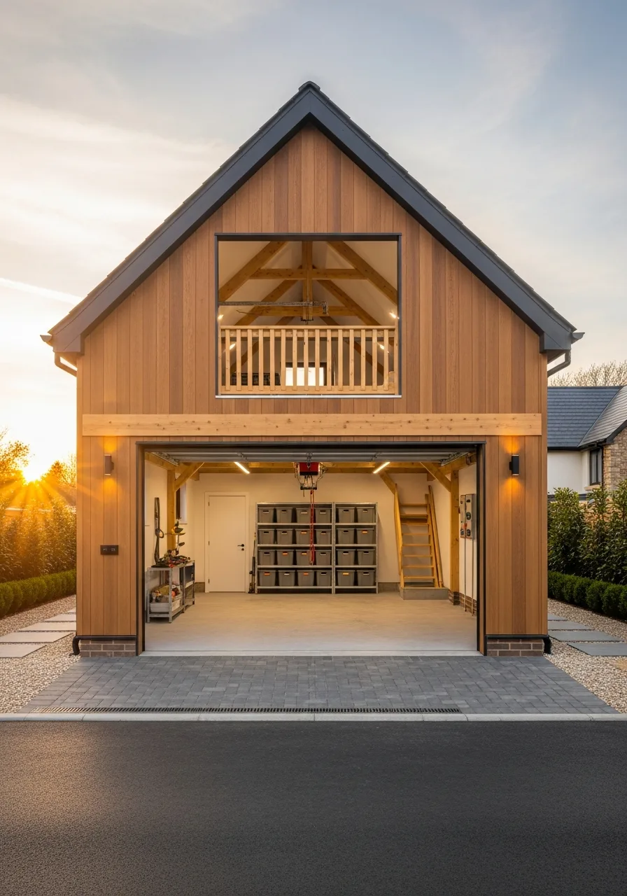 40. Detached Garage With Storage Loft