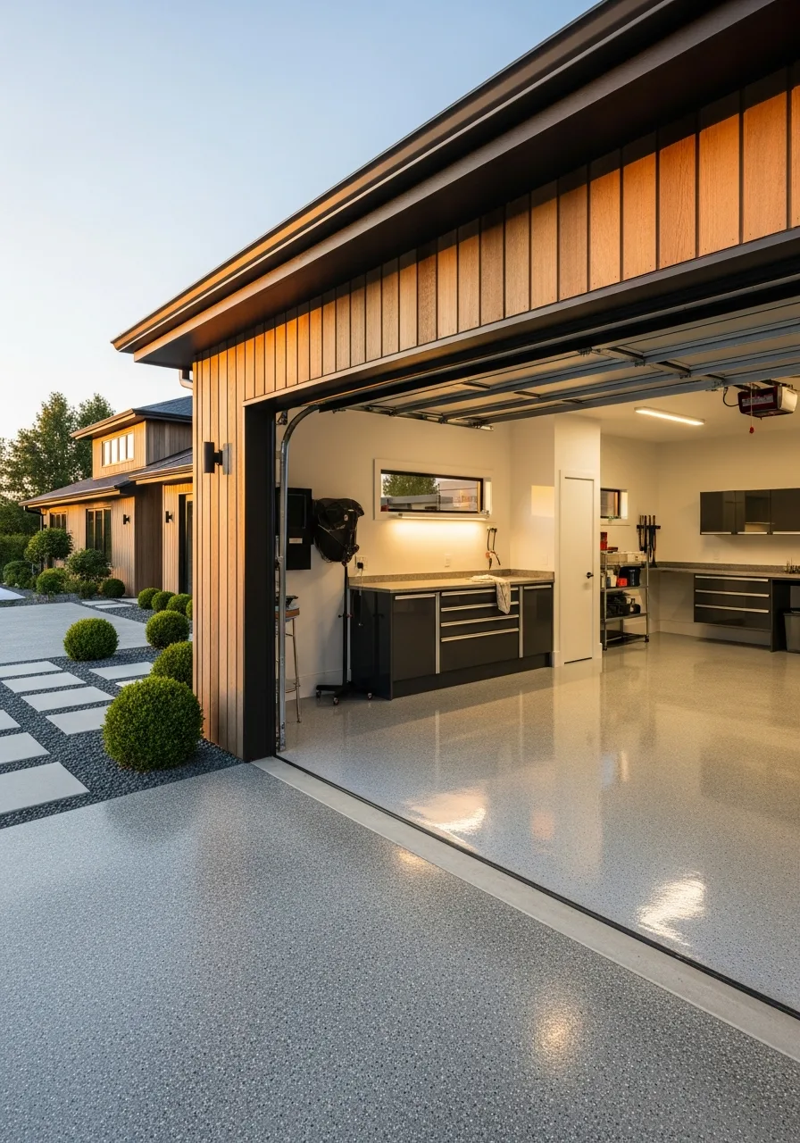 47. Detached Garage With Epoxy Floor