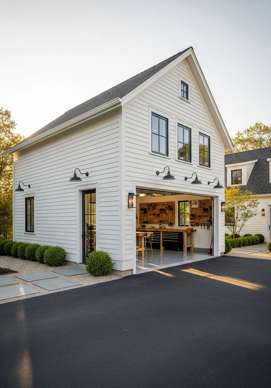 7. Farmhouse Detached Garage