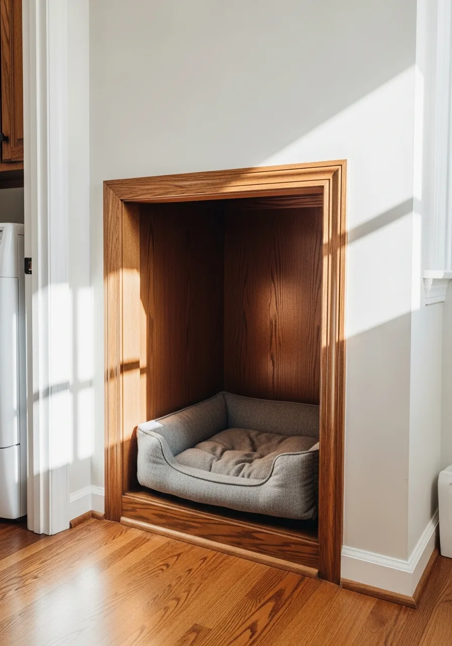 1. Built-In Dog Room Nook