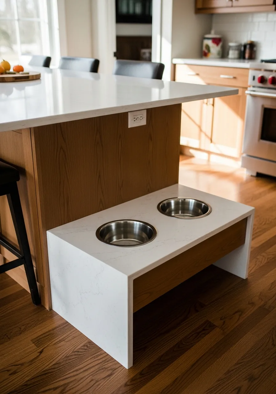 13. Dog Feeding Station