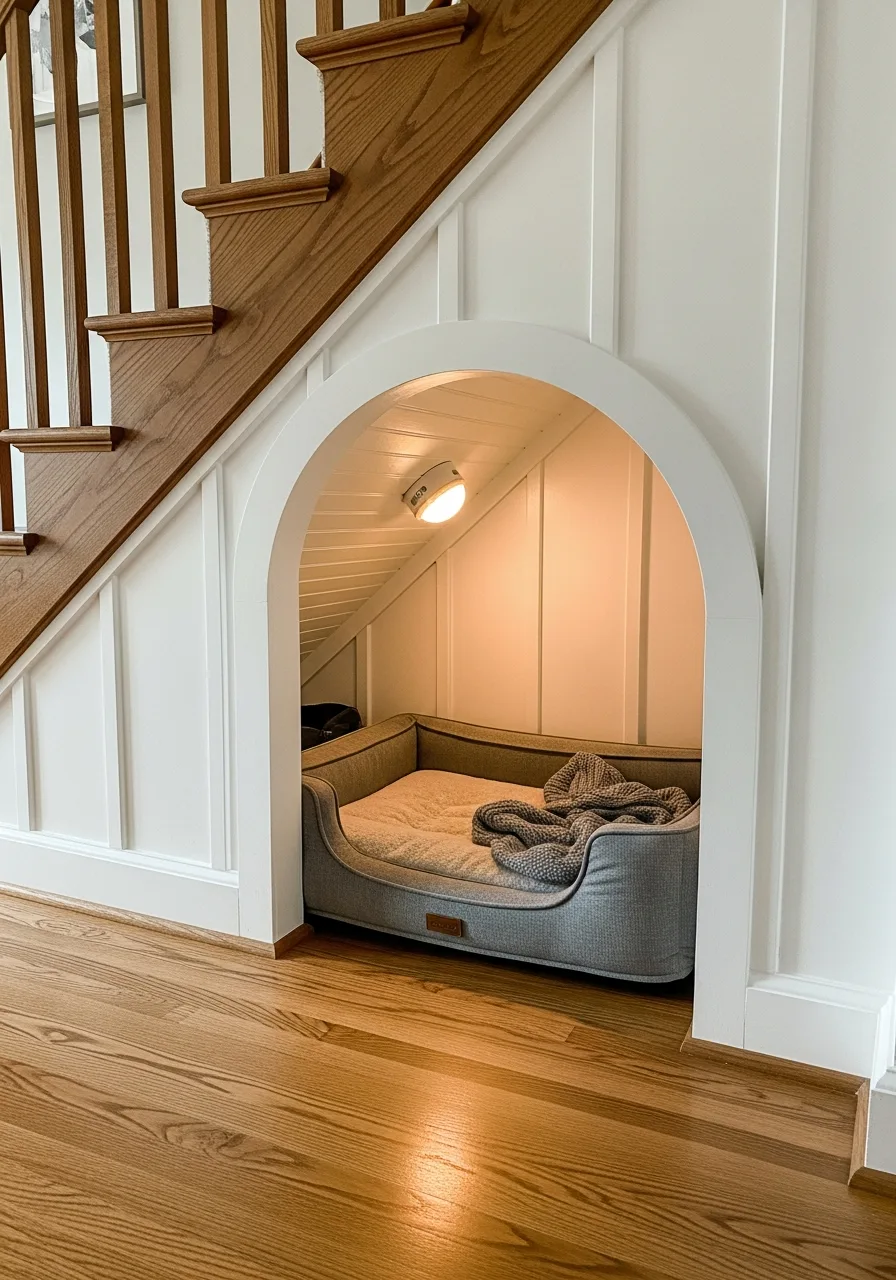 20. Under-Stairs Dog Room