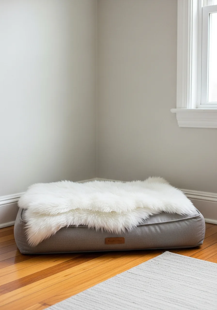 22. Cozy Dog Bedroom Corner