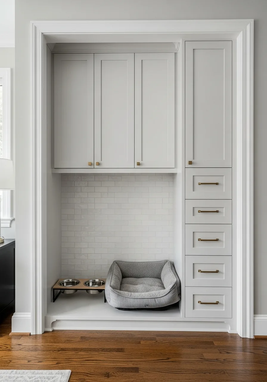 25. Custom Built-In Canine Suite