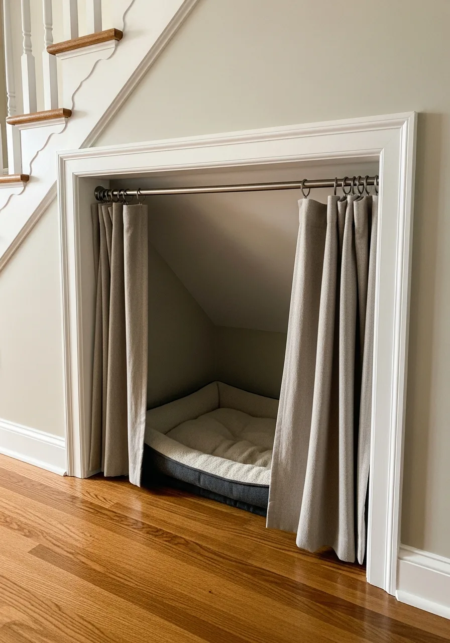 41. Built-In Small Space Dog Den