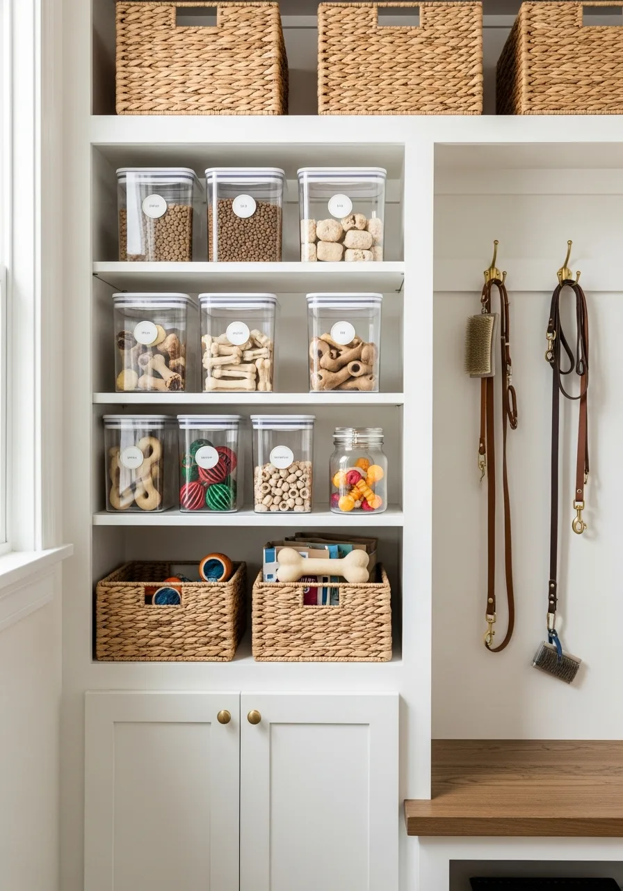 42. Organized Supply Closet System