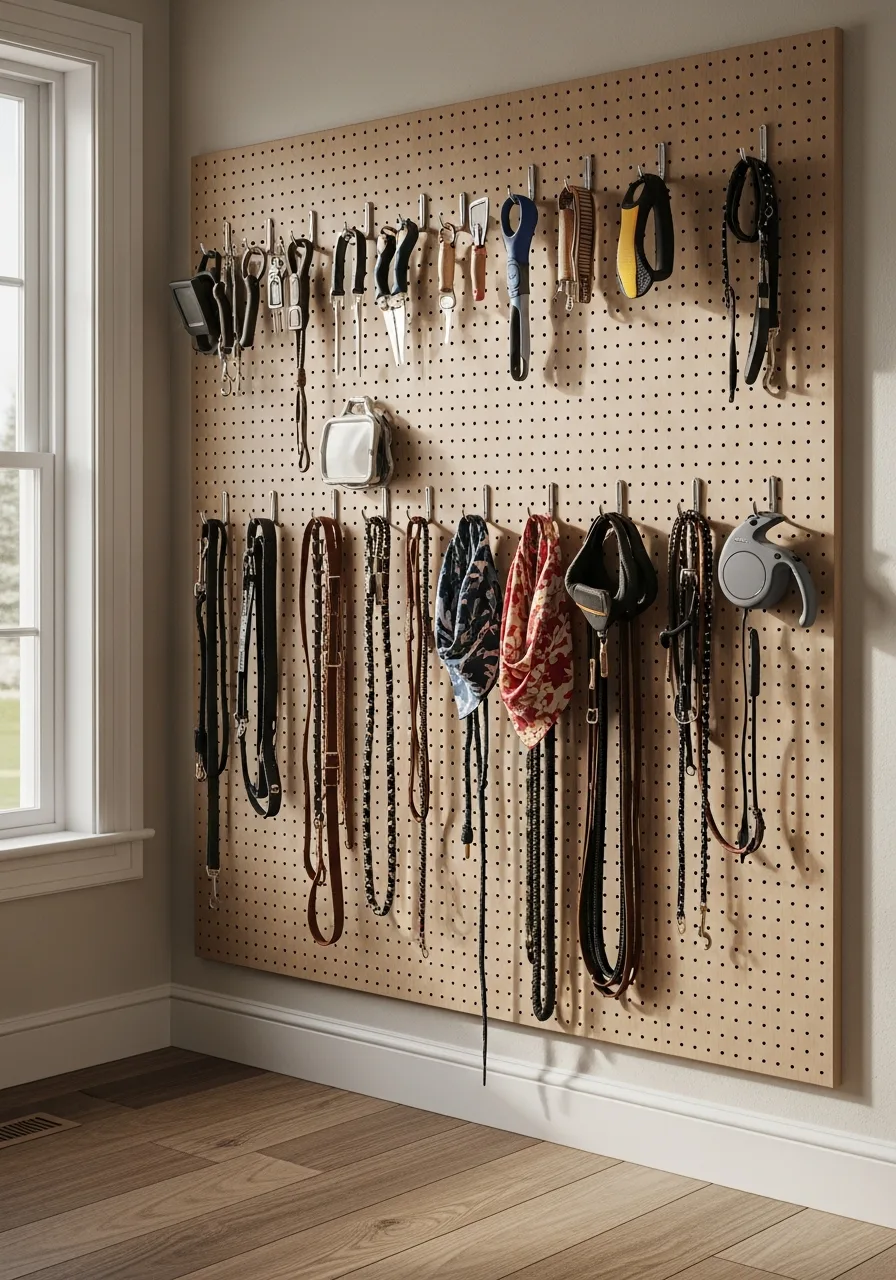 46. Pegboard Accessory Wall