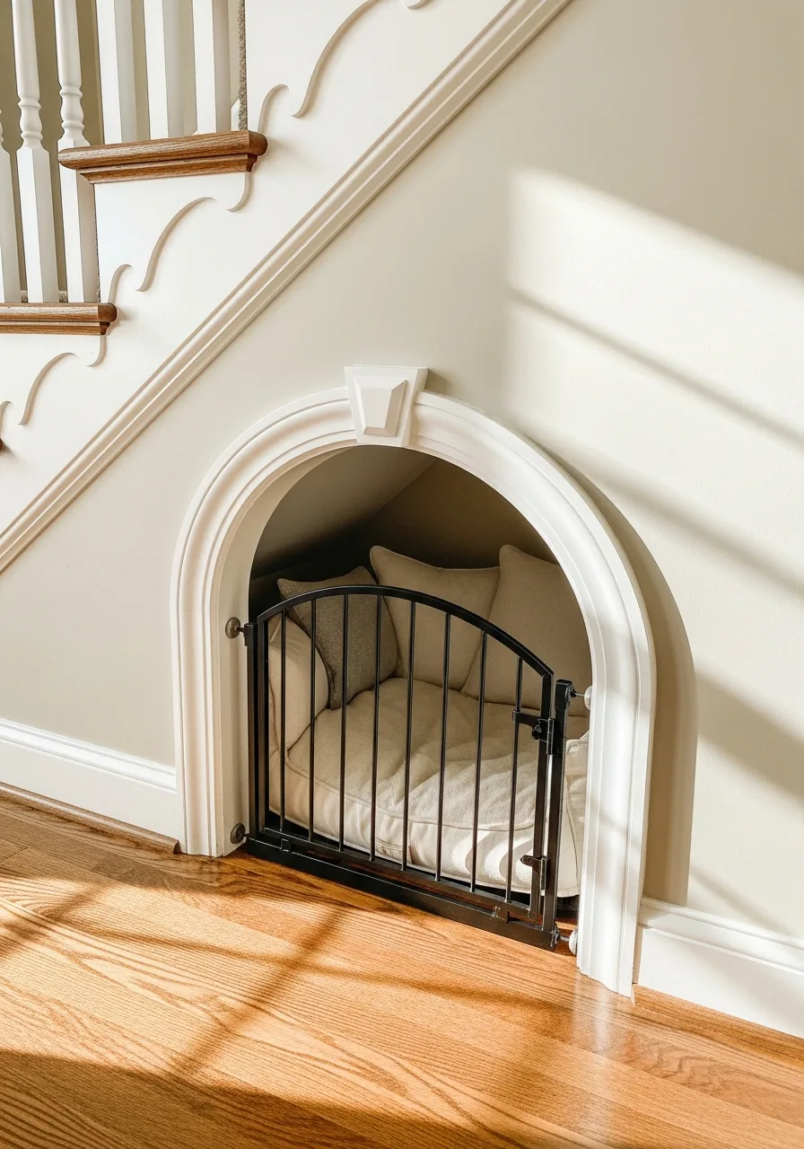 5. Under-Stairs Dog Room