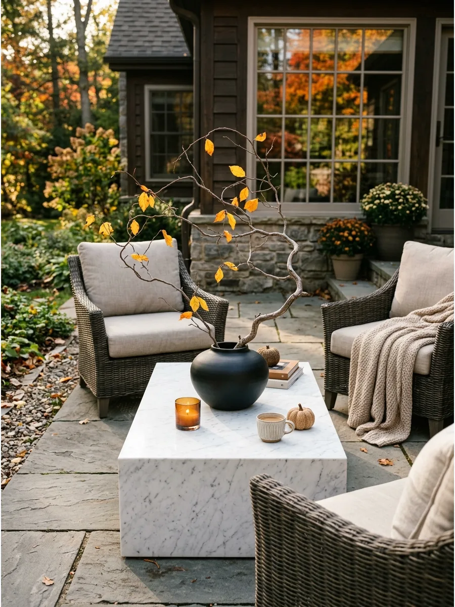 27. Sculptural Branch Centerpiece