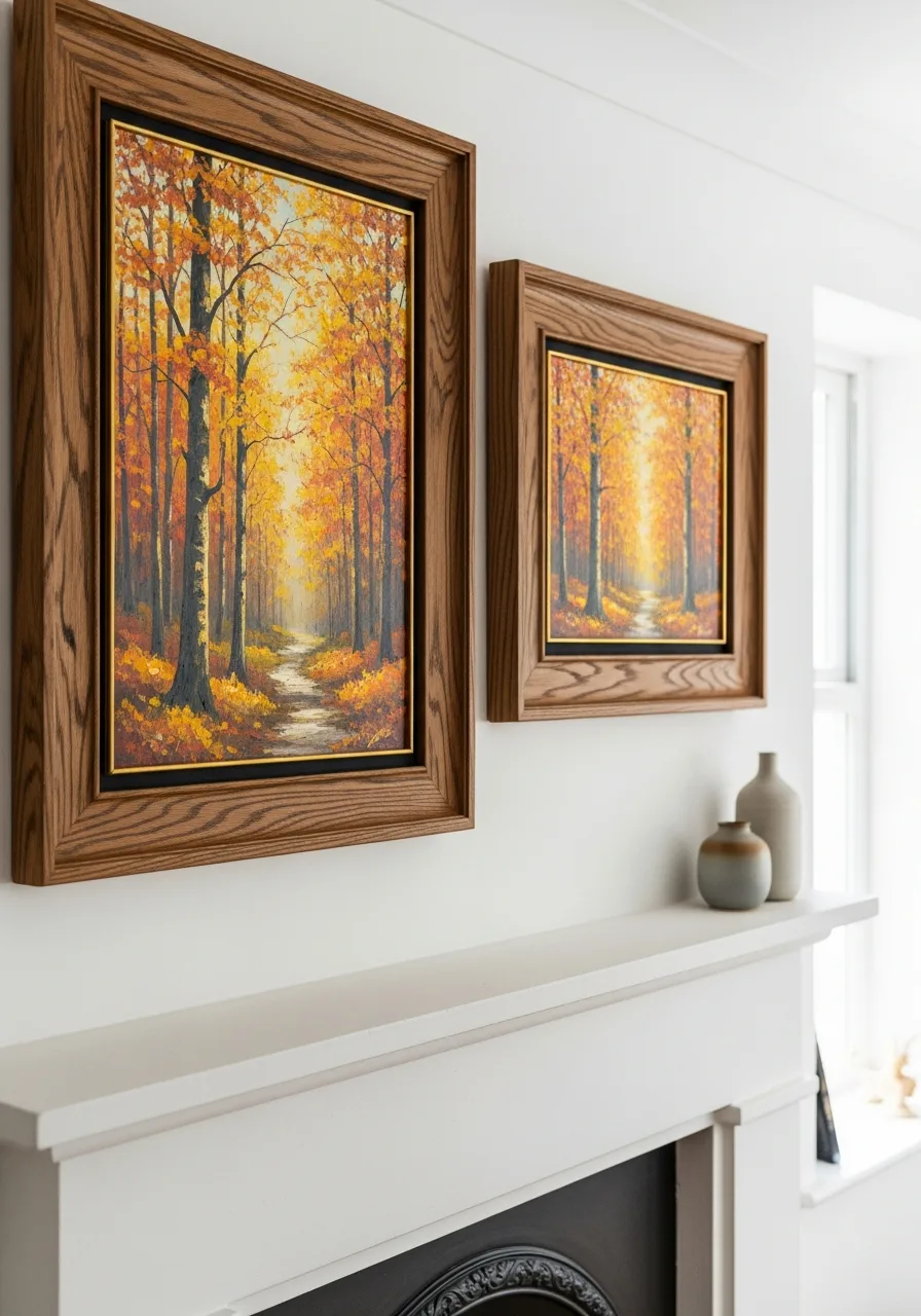 19. Layered Autumn Landscape Gallery