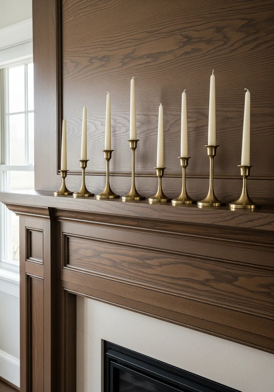 22. Layer Candles Across Mantels