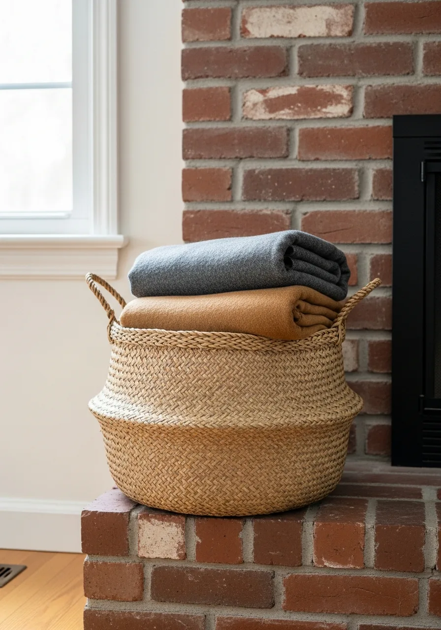25. Style Fireplace Hearth Baskets