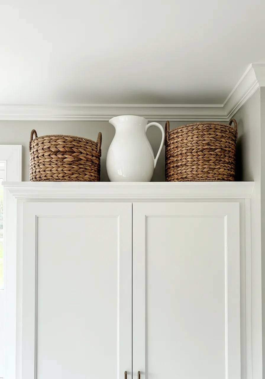 37. Decorate Above Kitchen Cabinets