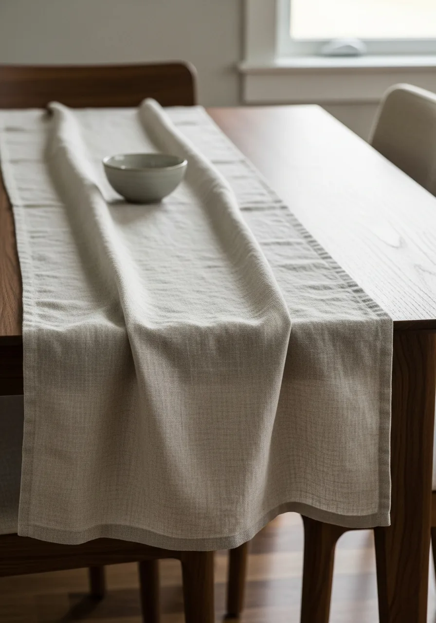 39. Use a Linen Table Runner