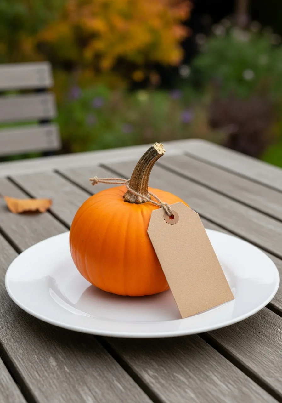 42. Make Pumpkin Place Settings