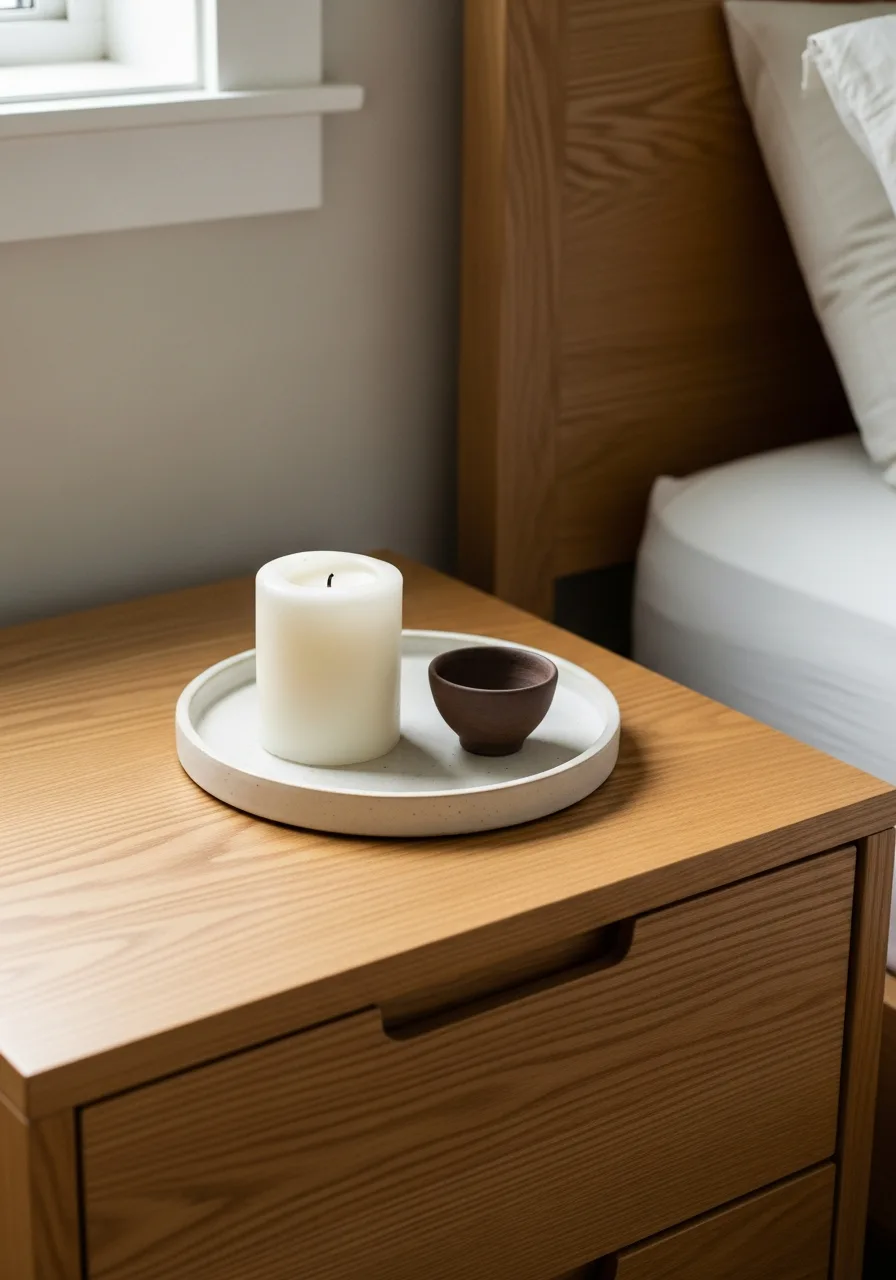 46. Style the Nightstand for Fall