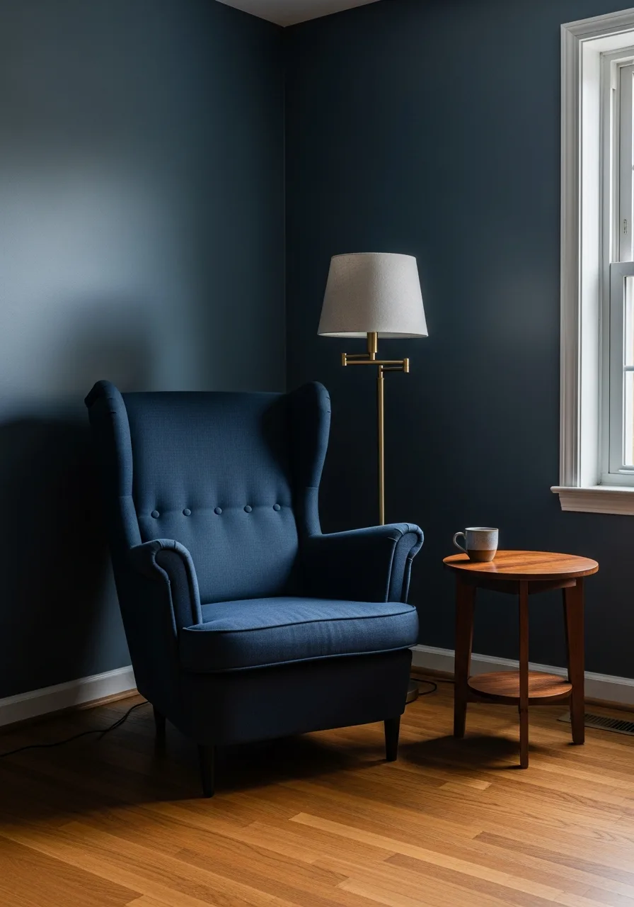 7. Moody Fall Reading Corner