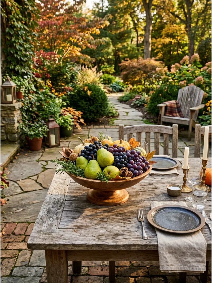 10. Fall Fruit Centerpiece