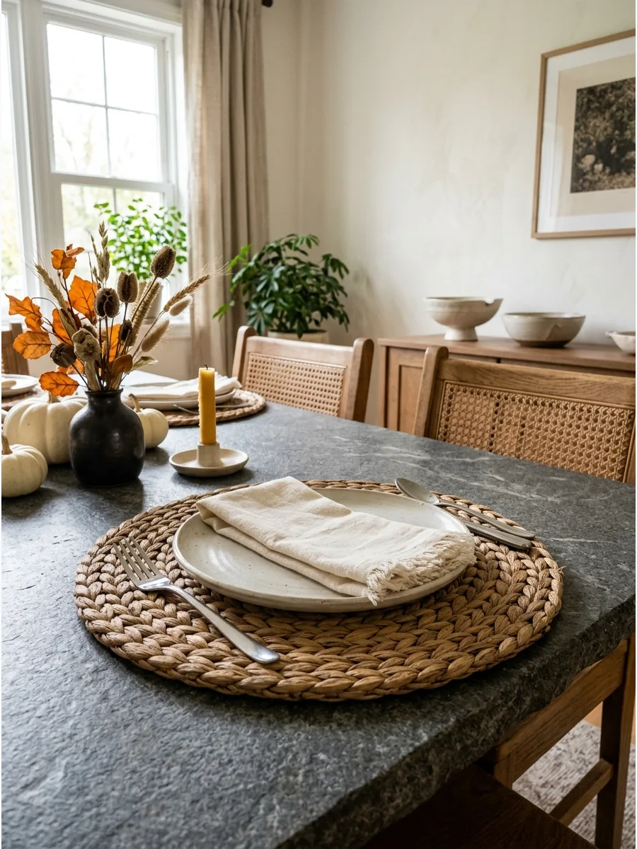 36. Layered Woven Placemats