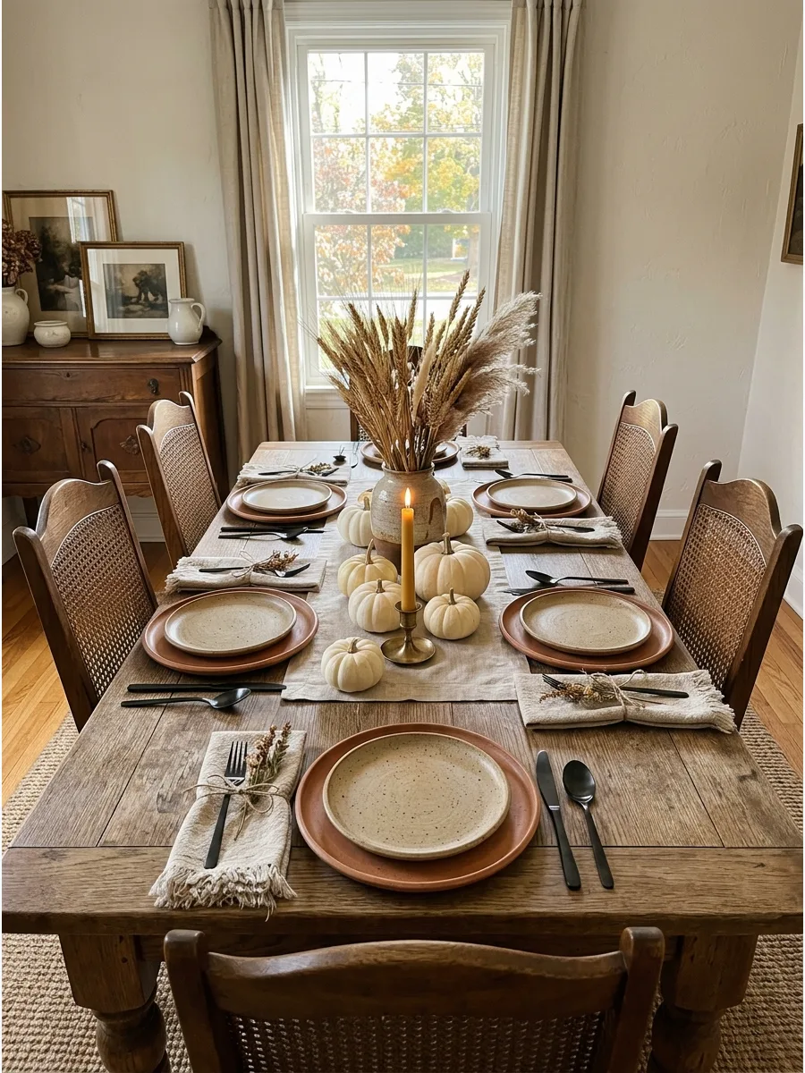 37. Collected Stoneware Place Settings