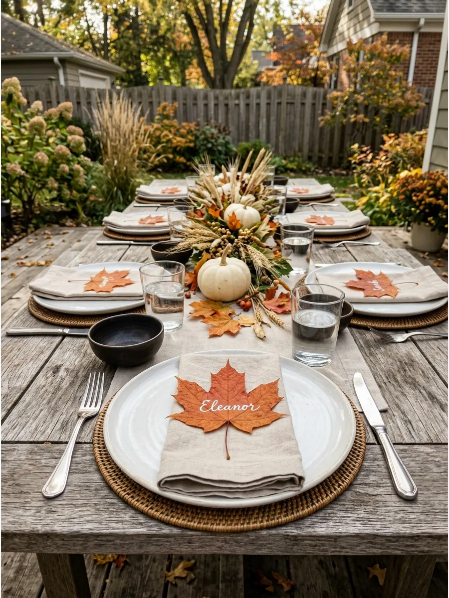 40. Leaf Place Cards