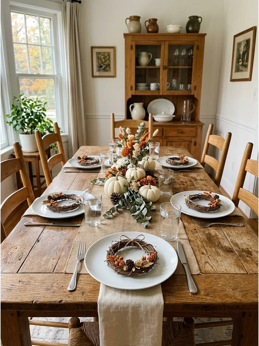 44. Mini Wreath Place Settings