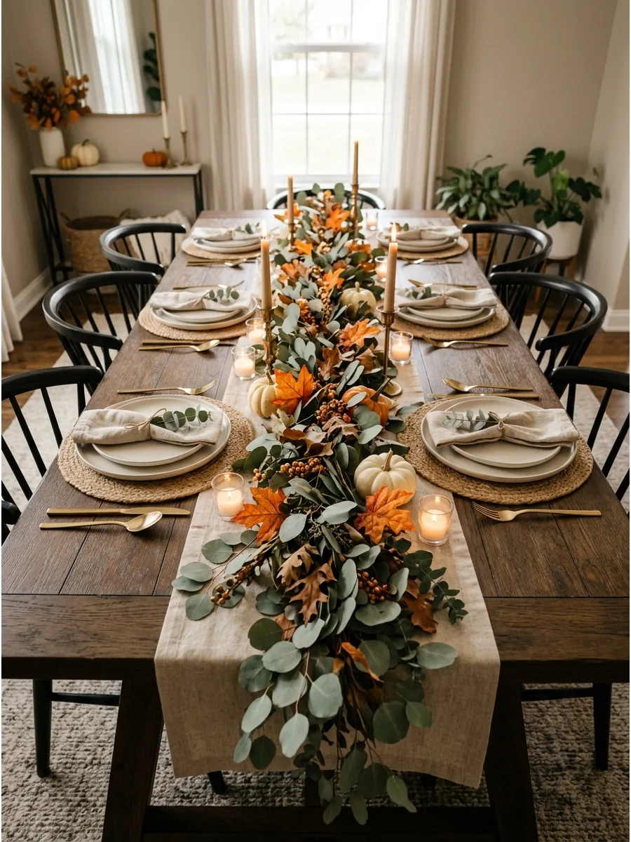 51. Long Dining Table Garland