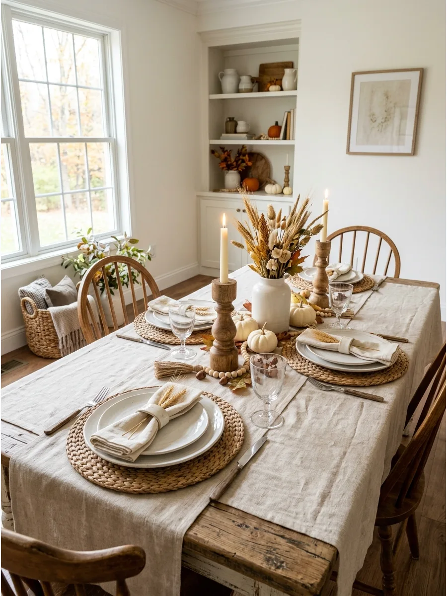 52. Farmhouse Fall Tablescape
