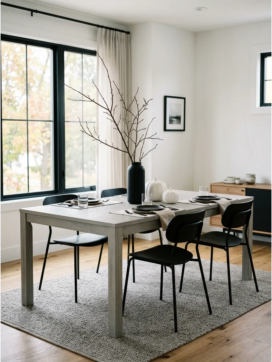 53. Modern Minimal Fall Table