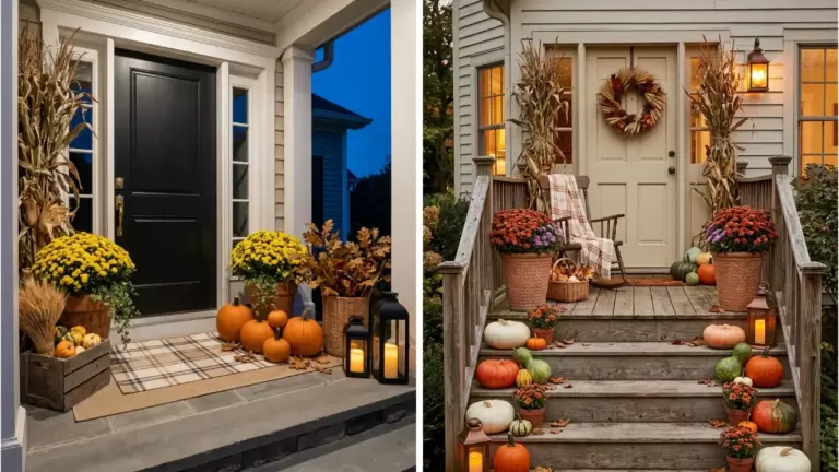 55 Cozy Fall Front Porch Decor Ideas