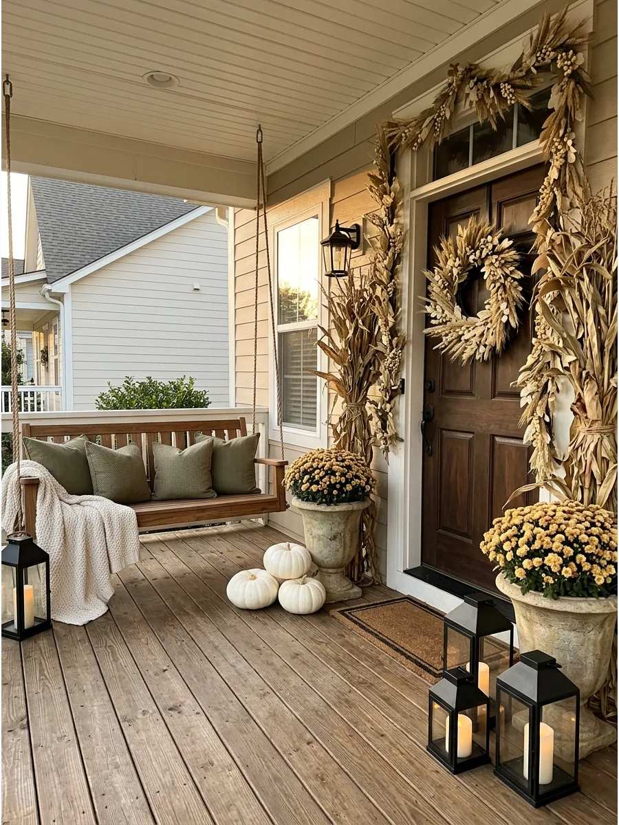 22. Autumn Porch Swing