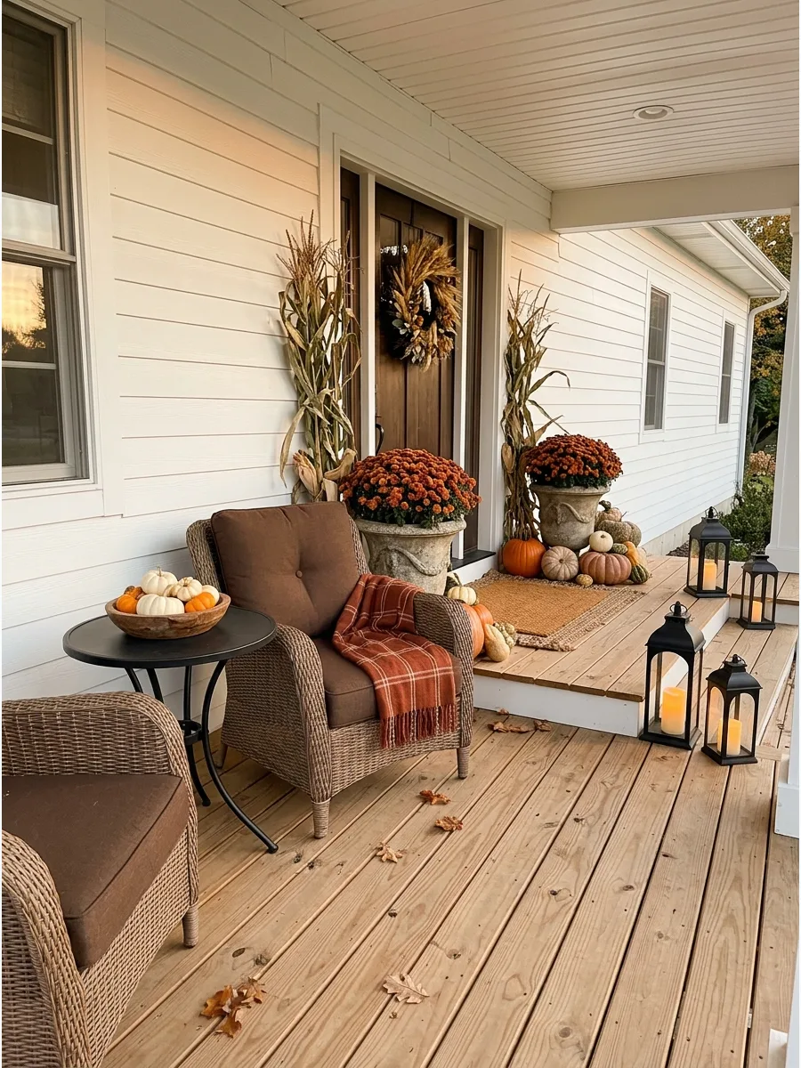 24. Cozy Fall Conversation Area
