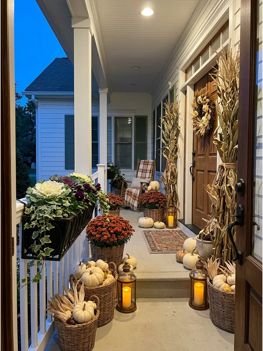 35. Porch Window Box for Fall