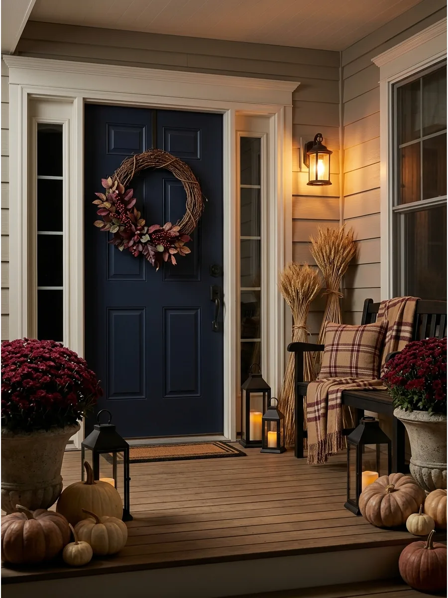 45. Grapevine Fall Wreath