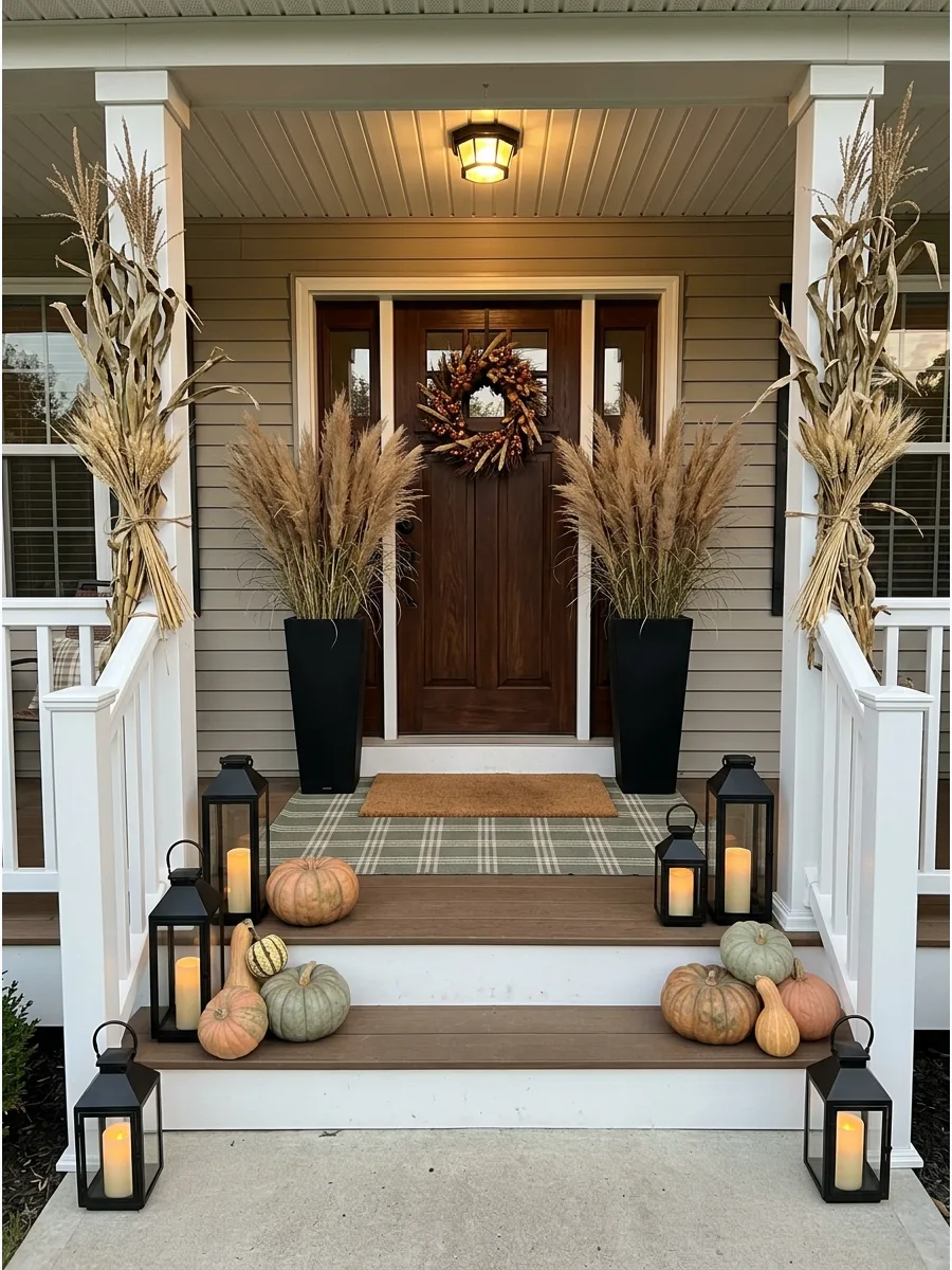 50. Ornamental Grass Fall Porch