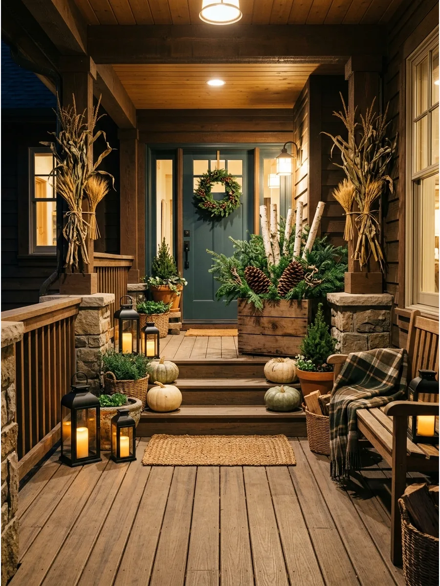 55. Late-Fall Transition Porch